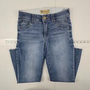 Democracy ab technology‎ size 2 straight denim jeans light 5396 blue
